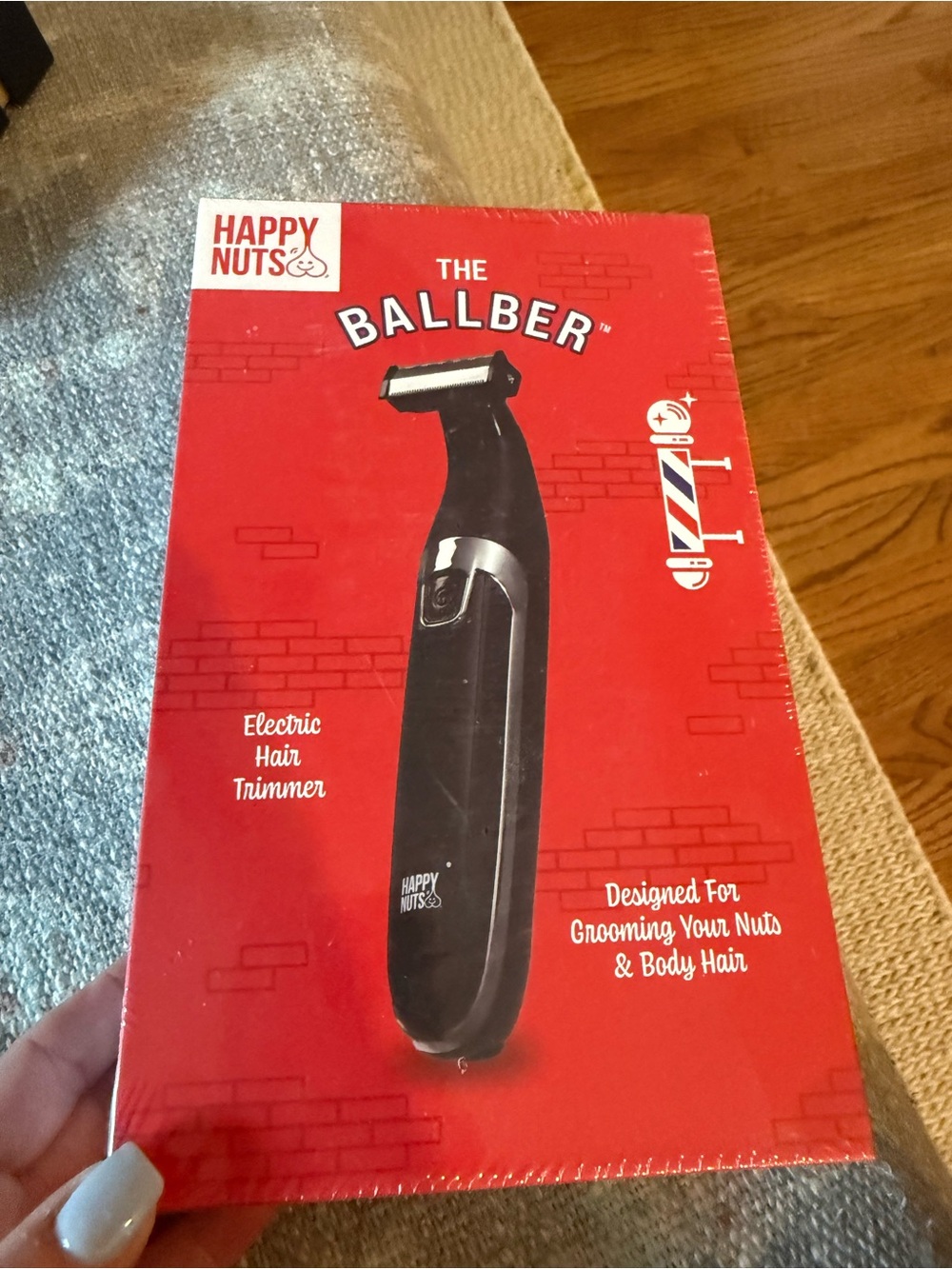 The Ballber Electric Hair trimmer by Happy Nuts.